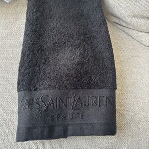 Yves Saint Laurent Black Towel